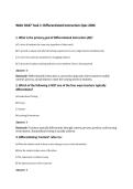 WGU D187 Task 1&colon; Differentiated Instruction Quiz 2026