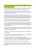 YMCA CPR UPDATED 2026 EXAM SCRIPT QUESTIONS AND SOLUTIONS RATED