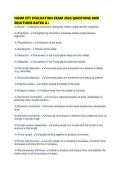 NASM CPT EVALUATION EXAM 2026 QUESTIONS AND SOLUTIONS RATED