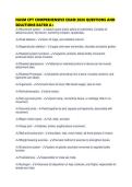 NASM CPT COMPREHENSIVE EXAM 2026 QUESTIONS AND SOLUTIONS RATED