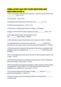 TFM04 LATEST 2026 TEST PAPER QUESTIONS AND SOLUTIONS RATED