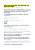 TFM04 UPDATED 2026 EXAM SCRIPT QUESTIONS AND SOLUTIONS RATED