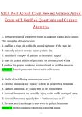 ATLS Post Actual Exam NEWEST VERSION Actual 2026 Updated Questions and Answers &lpar;Latest 2026 &sol; 2027 Update&rpar; &lpar;Verified Answers by Expert&rpar;