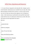 ATLS Test 1 Actual 2026 Updated Questions and Answers &lpar;Latest 2026 &sol; 2027 Update&rpar; &lpar;Verified Answers by Expert&rpar;