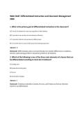 WGU D187&colon; Differentiated Instruction and Classroom Management 2026