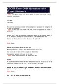 CDCES Exam 2026 Questions with Correct Answers