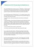 Criminal Justice NOCTI Exam with precise detailed answers