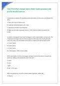 NOCTI EOPA Criminal Justice Study Guide questions with precise detailed answers