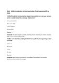 WGU D268 Introduction to Communication Final Assessment Prep 2026