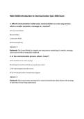 WGU D268 Introduction to Communication Quiz 2026 Exam