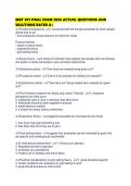 MGT 301 FINAL EXAM 2026 ACTUAL QUESTIONS AND SOLUTIONS RATED