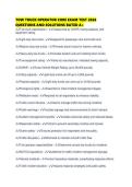 TOW TRUCK OPERATOR CORE EXAM TEST 2026 QUESTIONS AND SOLUTIONS RATED