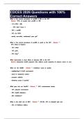 CDCES 2026 Questions with 100&percnt; Correct Answers