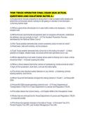 TOW TRUCK OPERATOR FINAL EXAM 2026 ACTUAL QUESTIONS AND SOLUTIONS RATED 
