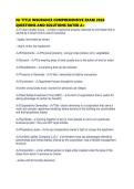 NJ TITLE INSURANCE COMPREHENSIVE EXAM 2026 QUESTIONS AND SOLUTIONS RATED