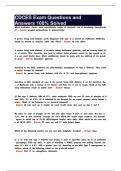 CDCES Exam Questions and Answers 100&percnt; Solved