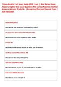 7 Brew Barista Test Study Guide 2026 Exam &vert;&vert; Most Recent Exam  Actual Complete Real Exam Questions And Correct Answers &lpar;Verified  Answers&rpar; Already Graded A&plus; &vert; Guaranteed Success&excl;&excl; Newest Exam &vert;  Just Released&excl;&excl; 