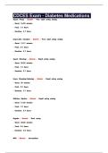 CDCES Exam - Diabetes Medications