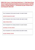  CMN 3730 Exam 1&comma; 2&  3  Q&A 