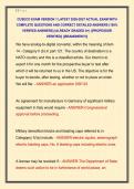 CUSECO EXAM VERSION 1 LATEST 2026-2027 ACTUAL EXAM WITH  COMPLETE QUESTIONS AND CORRECT DETAILED ANSWERS &lpar;100&percnt;  VERIFIED ANSWERS&rpar; &vert;ALREADY GRADED A&plus;&vert; &vert;&vert;PROFESSOR  VERIFIED&vert;&vert; &vert;&vert;BRANDNEW&excl;&excl;&excl;&vert;&vert;