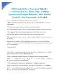 D184 Standard-Based Assessment Objective Assessment 2026&sol;2027 Actual Exam - Complete Questions with Detailed Rationales &vert; 100&percnt; Verified Graded A&plus; Pass Guaranteed - A&plus; Graded