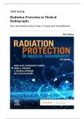 Test Bank - Radiation Protection in Medical Radiography&comma; 9th Edition &lpar;Sherer&comma; 2021&rpar;&comma; Chapter 1-16 &vert; All Chapters