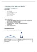 Samenvatting -  inleiding tot HRM