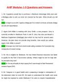 AHIP Modules 1-5 Exam 2026 Newest Questions and Answers &lpar;Latest 2026 &sol; 2027 Update&rpar; &lpar;Verified Answers by Expert&rpar;