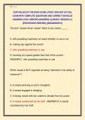 OUPV RULES OF THE ROAD EXAM LATEST 2026-2027 ACTUAL  EXAM WITH COMPLETE QUESTIONS AND CORRECT DETAILED  ANSWERS &lpar;100&percnt; VERIFIED ANSWERS&rpar; &vert;ALREADY GRADED A&plus;&vert;  &vert;&vert;PROFESSOR VERIFIED&vert;&vert; &vert;&vert;BRANDNEW&excl;&excl;&excl;&vert;&vert;