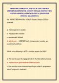SW 450 FINAL EXAM LATEST 2026-2027 ACTUAL EXAM WITH  COMPLETE QUESTIONS AND CORRECT DETAILED ANSWERS &lpar;100&percnt;  VERIFIED ANSWERS&rpar; &vert;ALREADY GRADED A&plus;&vert; &vert;&vert;PROFESSOR  VERIFIED&vert;&vert; &vert;&vert;BRANDNEW&excl;&excl;&excl;&vert;&vert;