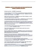 COMMERCIAL SEPTIC SYSTEM INSTALLER EXAM QUESTIONS AND CORRECT ANSWERS 2026-2027&excl;&excl;