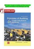 Principles of Auditing and Other Assurance Services Test Bank PDF All Chapters Guide