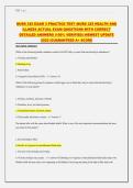 NURS 325 EXAM 3 PRACTICE TEST &vert;NURS 325 HEALTH AND ILLNESS ACTUAL EXAM QUESTIONS WITH CORRECT DETAILED ANSWERS &lpar;100&percnt; VERIFIED&rpar; &vert;NEWEST UPDATE 2025 &vert;GUARANTEED A&plus; SCORE