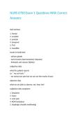 NURS 6700 Exam 1 Questions With Correct Answers