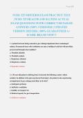 NURS 325 MIDTERM EXAM PRACTICE TEST &vert;NURS 325 HEALTH AND ILLNESS ACTUAL EXAM QUESTIONS WITH CORRECT DETAILED ANSWERS &lpar;100&percnt; VERIFIED&rpar; &vert; UPDATED VERSION 2025&sol;2026 &vert; 100&percnt; GUARANTEED A&plus; SCORE BRAND NEW&excl;&excl;&excl;