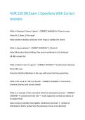 NUR 220 OB Exam 1 Questions With Correct Answers