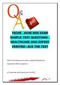 FACHE &lpar;ACHE BOG&rpar; Exam Q&A &lpar;350&plus; Questions&rpar; &ndash; Healthcare Management&comma; Policy&comma; Finance & Operations &ndash; 2026&comma; Healthcare Administration