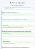 NRNP 6665 Midterm Exam Walden University PMHNP &vert; Complete Exam Questions and Answers with Rationales &vert; Latest 2025&sol;2026