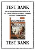 Test bank for Pharmacology for the Primary Care Provider 4th Edition all chapters fully covered with test questions and answers graded A&plus;
