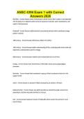 ANSC 4394 Exam 1 with Correct Answers 2026