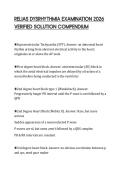 RELIAS DYSRHYTHMIA EXAMINATION 2026 VERIFIED SOLUTION COMPENDIUM