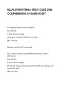 RELIAS DYSRHYTHMIA STUDY GUIDE 2026 COMPREHENSIVE ANSWER DIGEST