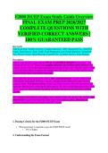 F2000 FiCEP Exam Test Study Guide 2025&sol;2026 Accurate Questions and Correct Detailed Answers with Rationales &vert; 100&percnt; Guaranteed Pass Newest Version