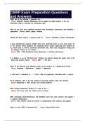 CMRP Exam Preparation Questions and Answers