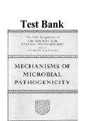 Test Bank&colon; Microbial Mechanisms of Pathogenicity and Systemic Infections