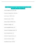 CSET II Math Formulas- Exam Practice Questions with Accurate Answers Graded A&plus;