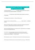 COUC 521 LUO Practice Exam Questions with Complete Solutions 100&percnt;