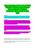 ISDS 3115 Chapter 2 Test Study Guide 2025&sol;2026 Accurate Questions and Correct Detailed Answers with Rationales &vert; 100&percnt; Guaranteed Pass Newest Version
