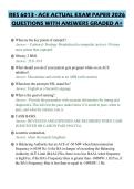 RES 6013 - ACE ACTUAL EXAM PAPER 2026 QUESTIONS WITH ANSWERS GRADED A&plus;