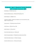 Corepower Yoga C1 Sequence Practice Questions with Complete Solutions 100&percnt;
